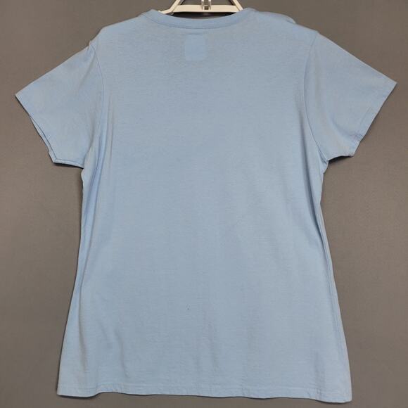 Nintendo Mario Peach Love Shirt Womens Large Graphic Tee Princess Kiss Video Gam - Picture 10 of 11